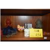 Image 1 : MIXED LOT: VASES, BOXES, FIGURES, SNUFF BOTTLE, ETC. (12 PCS)