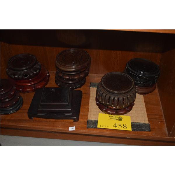 COLLECTION OF ASSORTED STANDS (16 PCS)