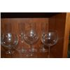 Image 2 : CRYSTAL STEMWARE, GLASS PLATES & HURRICANE SHADES