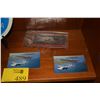Image 2 : COLLECTION OF PAN AM MEMORABILIA: CLOCK, LIGHTER, POSTCARDS, TOOTH BRUSH, ASHTRAY, ETC.