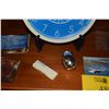 Image 4 : COLLECTION OF PAN AM MEMORABILIA: CLOCK, LIGHTER, POSTCARDS, TOOTH BRUSH, ASHTRAY, ETC.