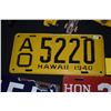 Image 2 : HAWAII LICENSE PLATES (1915, 1916 & 1940) (2 PORCELAIN) (3 PCS)