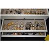 Image 3 : LARGE LOT FASHION JEWELRY: EARRINGS W/JEWELRY DISPLAY BOX