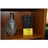 Image 1 : VASE & DECANTER W/SILVER/STERLING OVERLAY (2 PCS)