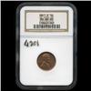 Image 2 : 1941S US Lincoln Cent Coin NGC MS66 Red (COI-4201)