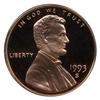 Image 1 : 1993S PROOF Lincoln Cent Coin Graded PCGS PR69 DCAM Red (COI-4297)