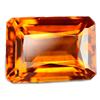 Image 1 : 25.2ct Perfect AAA Orange Octagon Cut Citrine Unheated (GEM-9778)