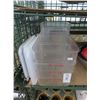 Image 1 : 5-6 Qt. Lidded Measuring Bins - 5 X $