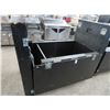 Image 1 : 3 Black Lidded Transport Case 3 x $