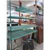 Image 1 : 4 Shelf Green Coated Metro Rack