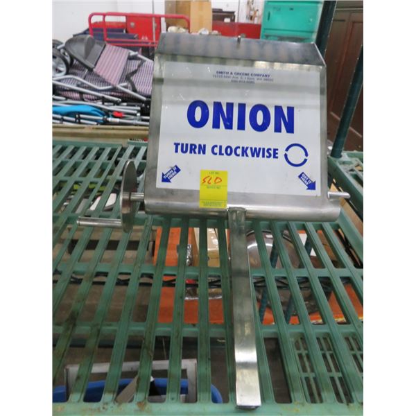 S/S Diced Onion Dispenser
