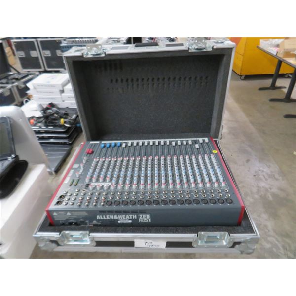 Allen & Heath ZED24 Mixer Board w/Transport Case