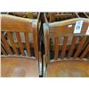 Image 2 : 15 Red Oak Bar Stools 15 x $