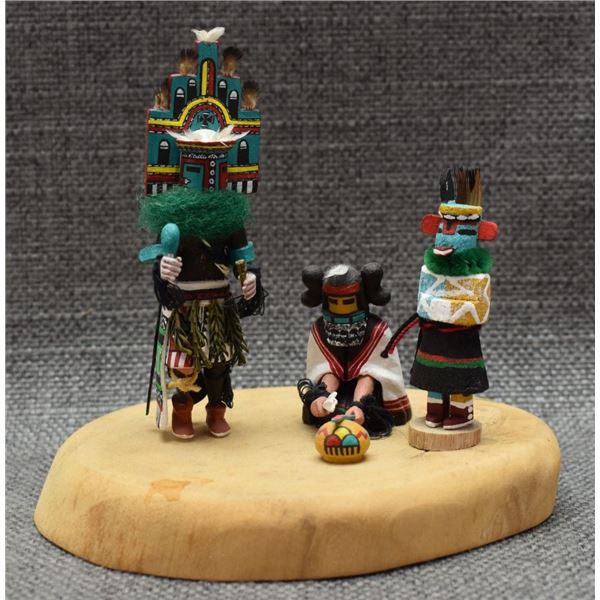 HOPI INDIAN KACHINA SCENE