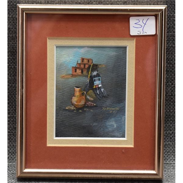 HOPI INDIAN PAINTING (R. SAHMIE)