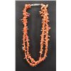 Image 1 : PUEBLO INDIAN CORAL NECKLACE