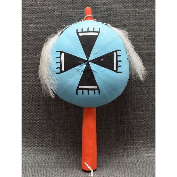 HOPI INDIAN GOURD RATTLE