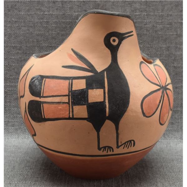 SANTO DOMINGO INDIAN POTTERY PITCHER