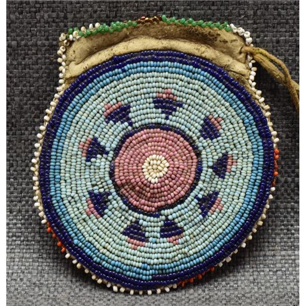 PLAINS INDIAN BEADED POUCH