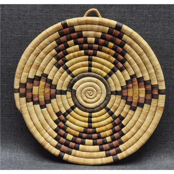 HOPI INDIAN BASKETRY PLAQUE