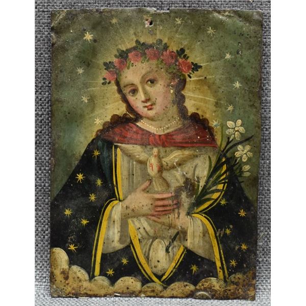 MEXICAN TIN RETABLO
