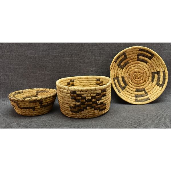 PAPAGO INDIAN BASKETS