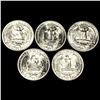 Image 2 : (5) Washington Quarters UNCIRCULATED