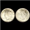 Image 1 : 1922 & 1924 Peace Dollars UNCIRCULATED