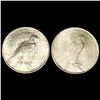 Image 2 : 1922 & 1924 Peace Dollars UNCIRCULATED