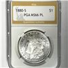 Image 1 : 1880-S Morgan Silver Dollar PGA-MS66 PL