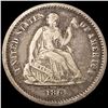 Image 1 : 1861 Seated Liberty Half Dime NEARLY UNCIRCULATED