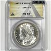 1887-O Morgan Silver Dollar ANACS-MS63