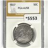 Image 1 : 1837 Capped Bust Half Dollar PGA-AU58