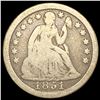 Image 1 : 1851 Seated Liberty Dime NICELY CIRCULATED