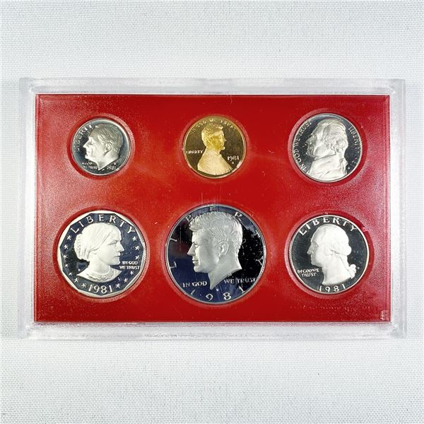 1981 Coin Set 1981 US Mint Coin Set (5) -Proof