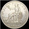 Image 1 : 1874 Silver Trade Dollar NEARLY UNCIRCULATED