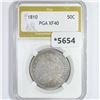 Image 1 : 1810 Capped Bust Half Dollar PGA-XF40