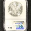 Image 2 : 1892-CC Morgan Silver Dollar NGC-MS61
