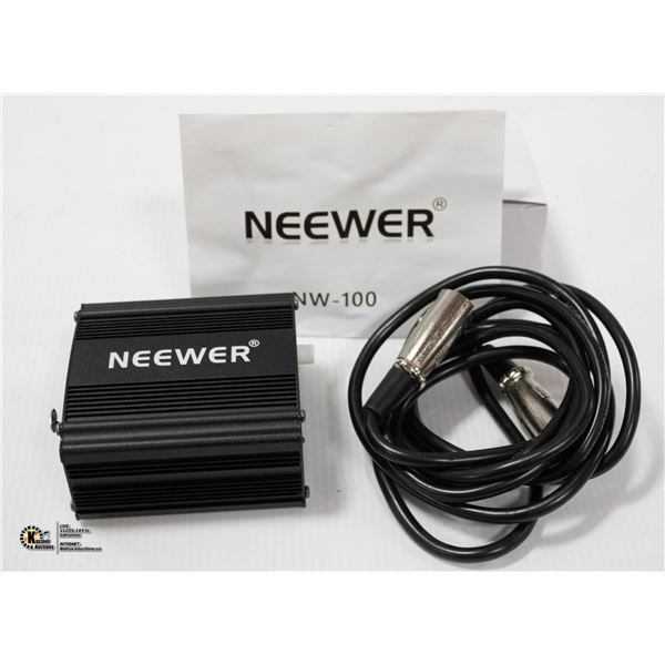 NEW REPACK NEEWER 48 VOLT PHANTOM POWER SUPPLY