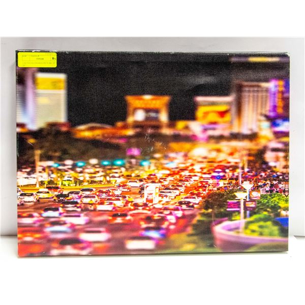 LAS VEGAS FRAMED PICTURE 15  X 24 