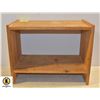 HAND MADE TWO TEIR SHELF APPROX 20.5X12X16"