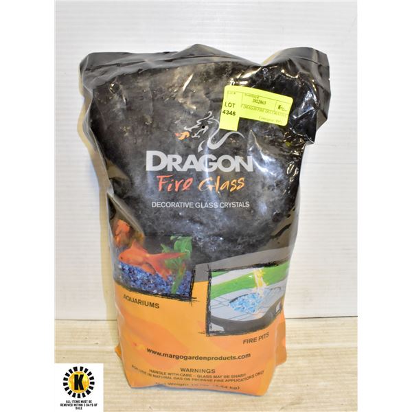 BAG OF DRAGON FIRE DECORATIVE GLASS