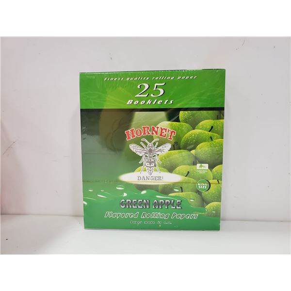 HORNET GREEN APPLE FLAVOR ROLLING PAPERS KING SZ