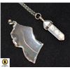 Image 1 : STONE PENDANT ON CHAIN & LARGE AGATE PENDANT