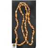 Image 1 : TIGERS EYE LONG POLISHED NECKLACE