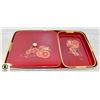 Image 1 : VINTAGE TRAY SET