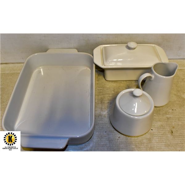 CERAMIC SET (6 PIECES) WHITE