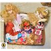 Image 1 : 6 VINTAGE DOLLS AND 3 BARBIES