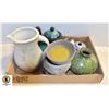 Image 1 : FLAT OF CERAMICS (10 PIECES TOTAL)