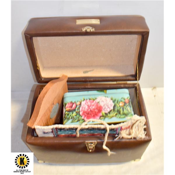 "EXECUTIVE DEALER" CARRYING CASE WITH CONTENTS